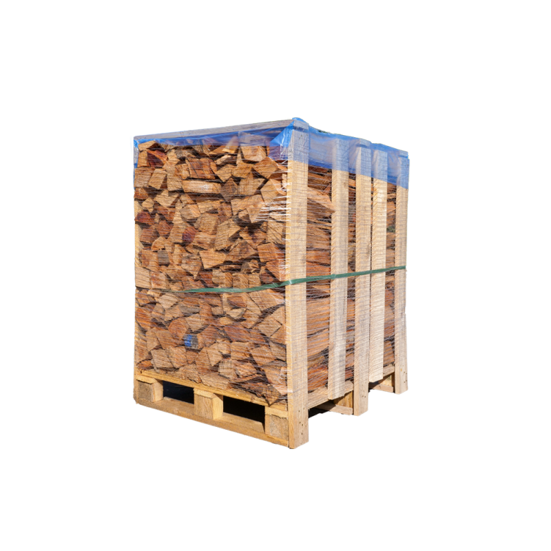 Palette de 1st de bois de chauffage sec séchoirs - prêt à l'emploi - mélange feuillus