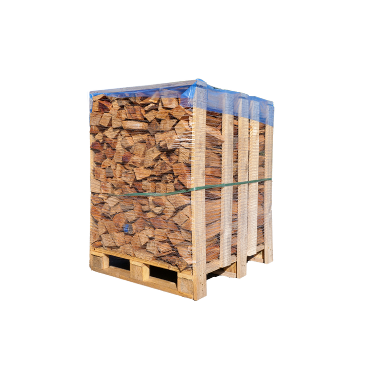 Palette de 1st de bois de chauffage sec séchoirs - prêt à l'emploi - mélange feuillus